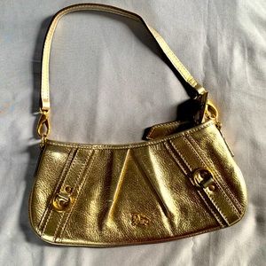 Vintage authentic Burberry bag Gold